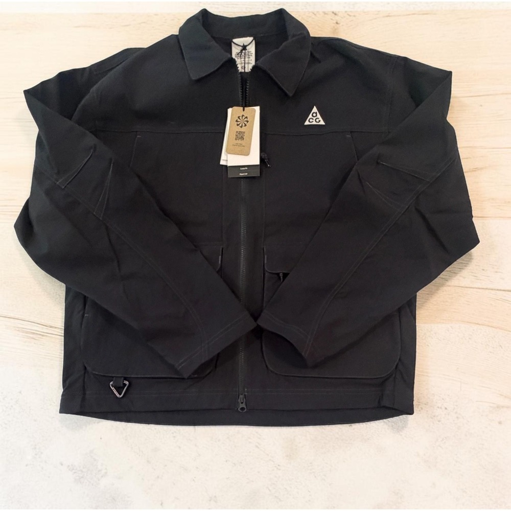 Nike ACG Smith Summit UV Jacket Men's XS Black Anthracite HV0598-010 NWT